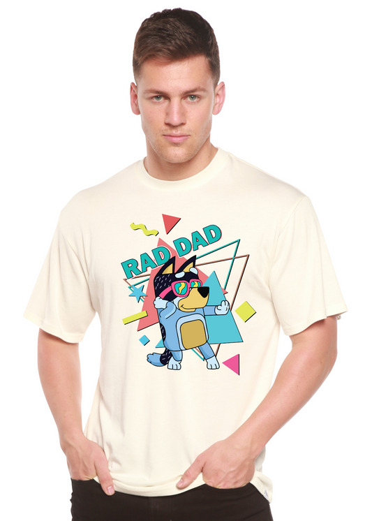 Camiseta gráfica de manga corta para hombre Rad Dad Bluey de bambú