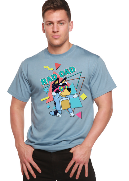Camiseta gráfica de manga corta para hombre Rad Dad Bluey de bambú