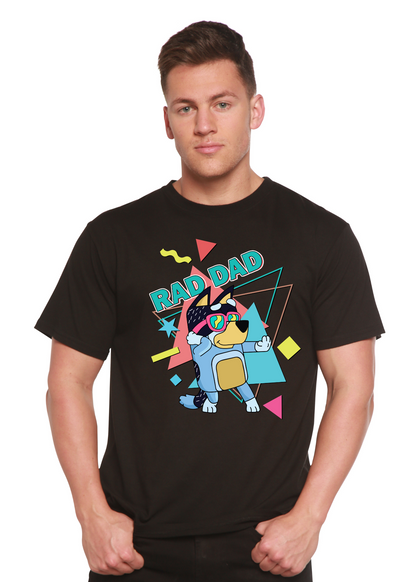 Camiseta gráfica de manga corta para hombre Rad Dad Bluey de bambú
