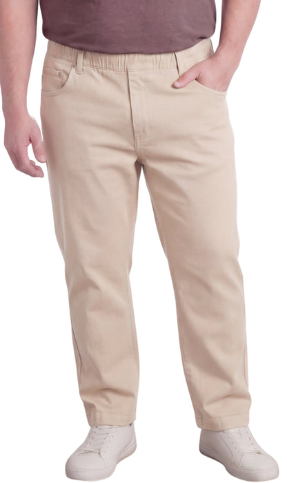 Vaqueros ligeros informales de hombre con cintura elástica – Pantalones vaqueros y de sarga de corte fácil