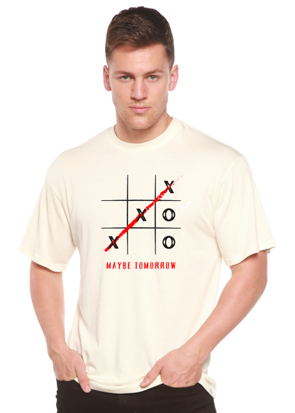 Camiseta gráfica unisex de bambú/algodón "Maybe Tomorrow"