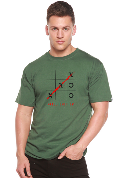 Camiseta gráfica unisex de bambú/algodón "Maybe Tomorrow"