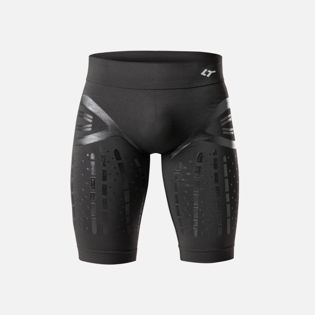 Black and White ACTIVATOR Shorts For Comfort And Recovery