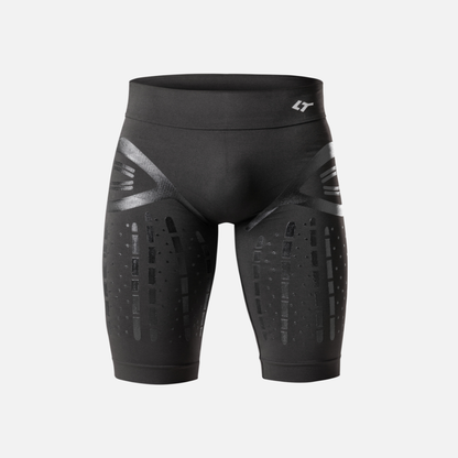 Shorts ACTIVATOR en blanco y negro para mayor comodidad y recuperación