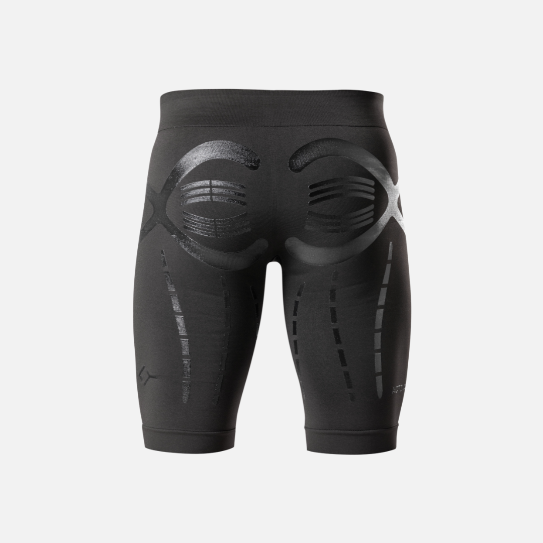 Black and White ACTIVATOR Shorts For Comfort And Recovery