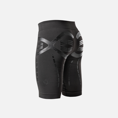 Shorts ACTIVATOR en blanco y negro para mayor comodidad y recuperación