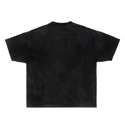 Camiseta de streetwear Opium Attitude de manga corta de algodón, estampada con DTG, 180 GSM
