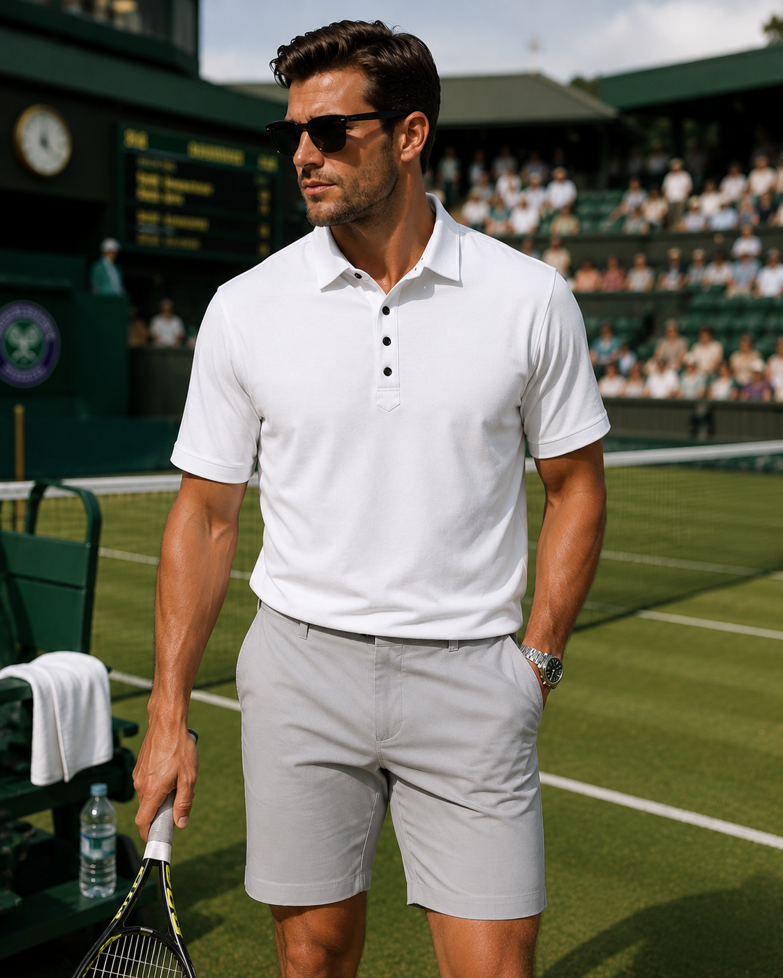Buki Cinqo Polo - White