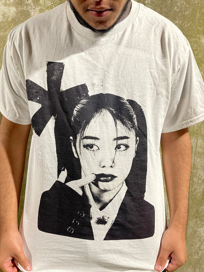 Camiseta de streetwear Opium Attitude de manga corta de algodón, estampada con DTG, 180 GSM