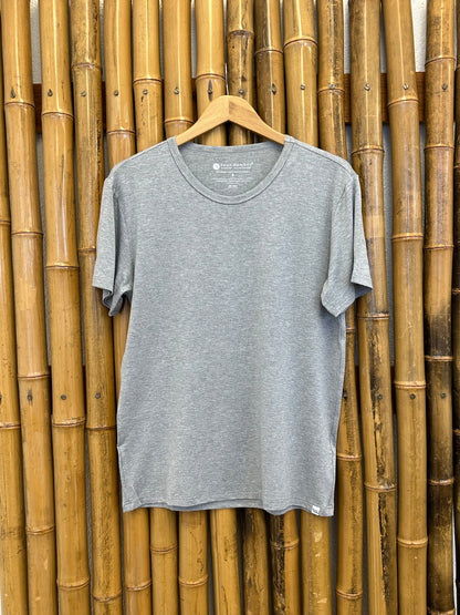 Camiseta de manga corta de bambú suave para hombre