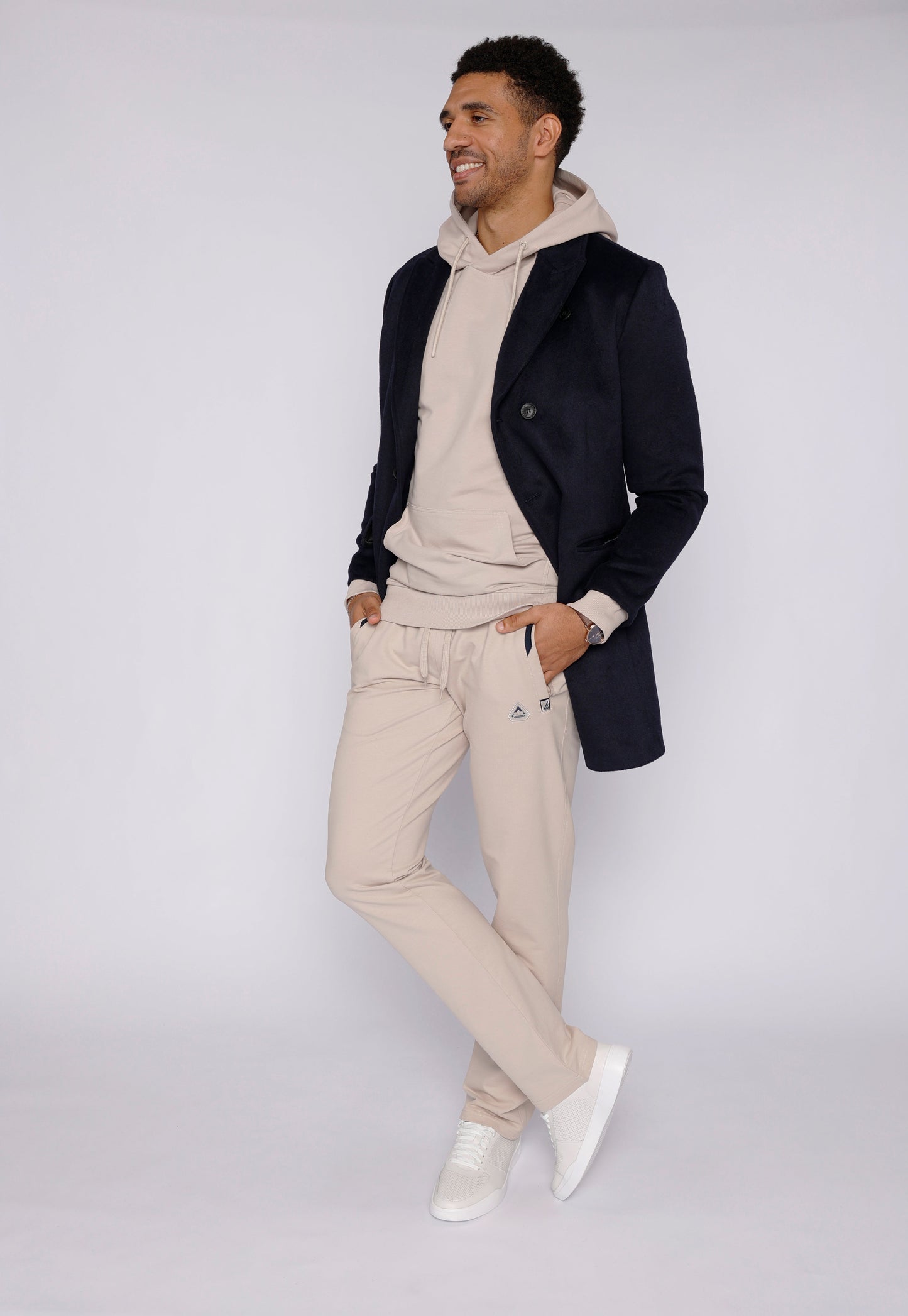 Pantalón de chándal deportivo de gran comodidad para todo el día - Recto (Talla alta)