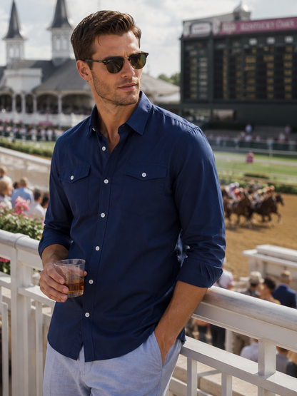 Buki’s Cinqo Western Tech Shirt - Navy