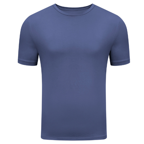 ¡NUEVO! Camiseta de cuello redondo de rayón de bambú para hombre