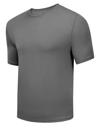 ¡NUEVO! Camiseta de cuello redondo de rayón de bambú para hombre