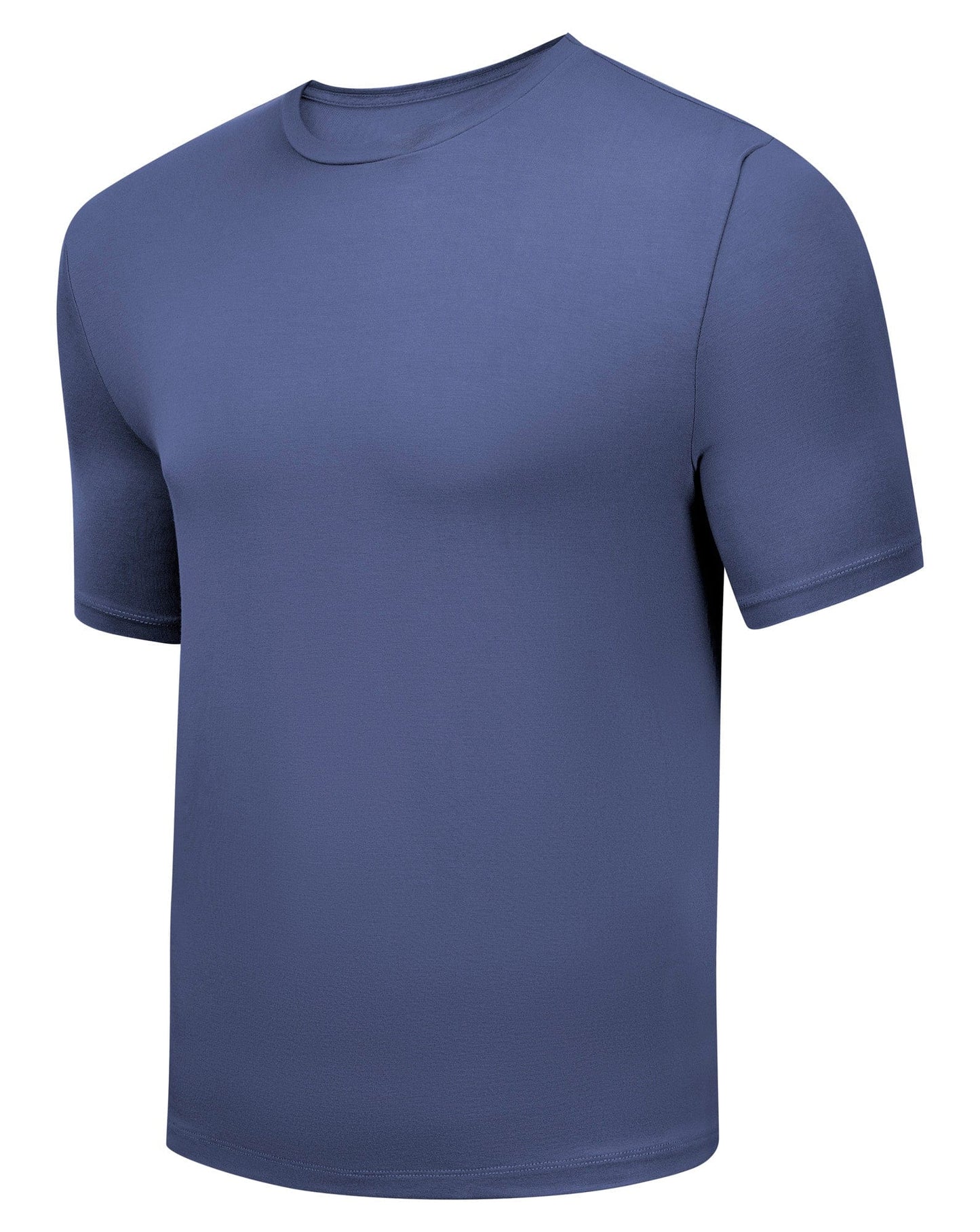 ¡NUEVO! Camiseta de cuello redondo de rayón de bambú para hombre