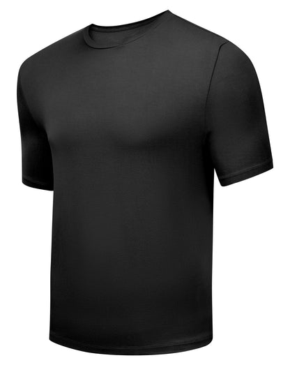 ¡NUEVO! Camiseta de cuello redondo de rayón de bambú para hombre