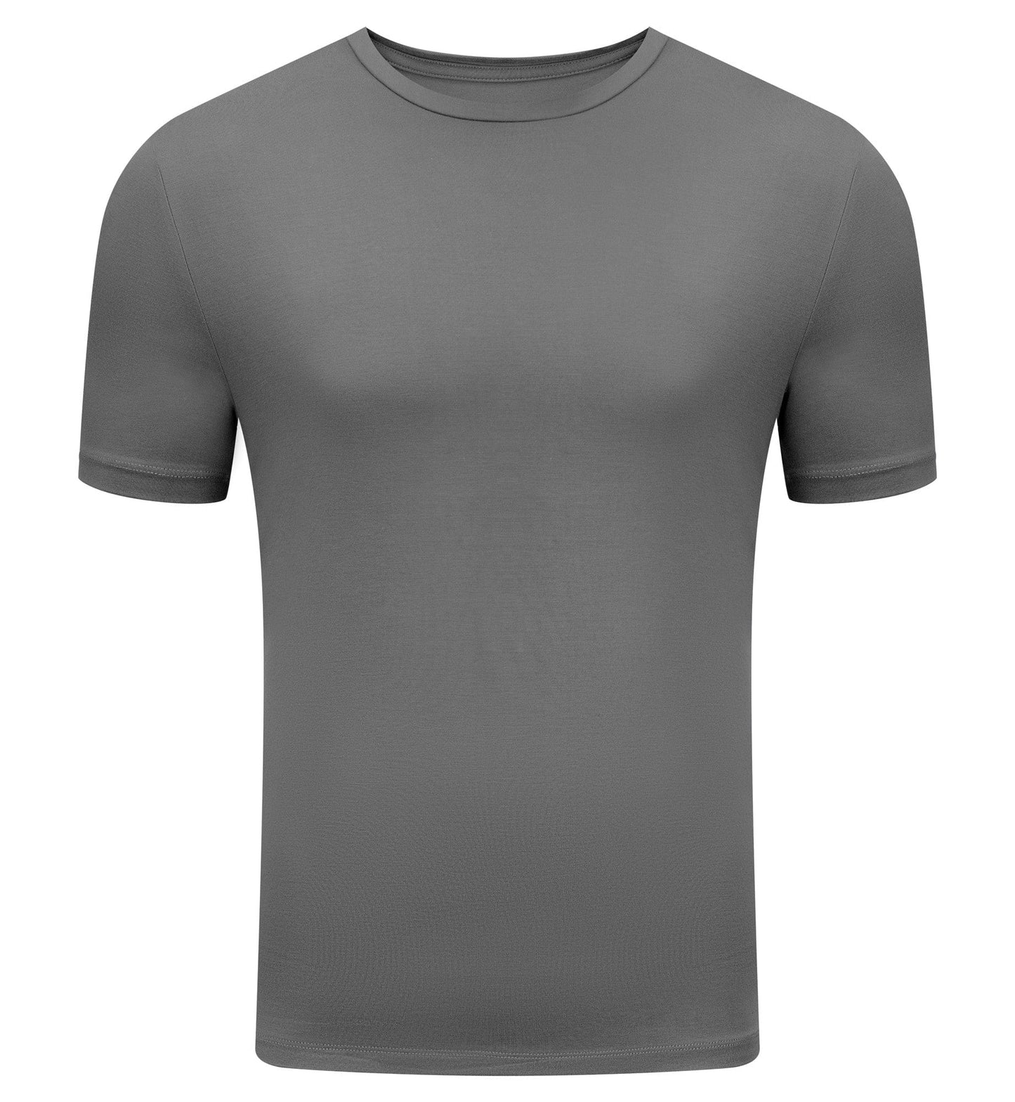 ¡NUEVO! Camiseta de cuello redondo de rayón de bambú para hombre