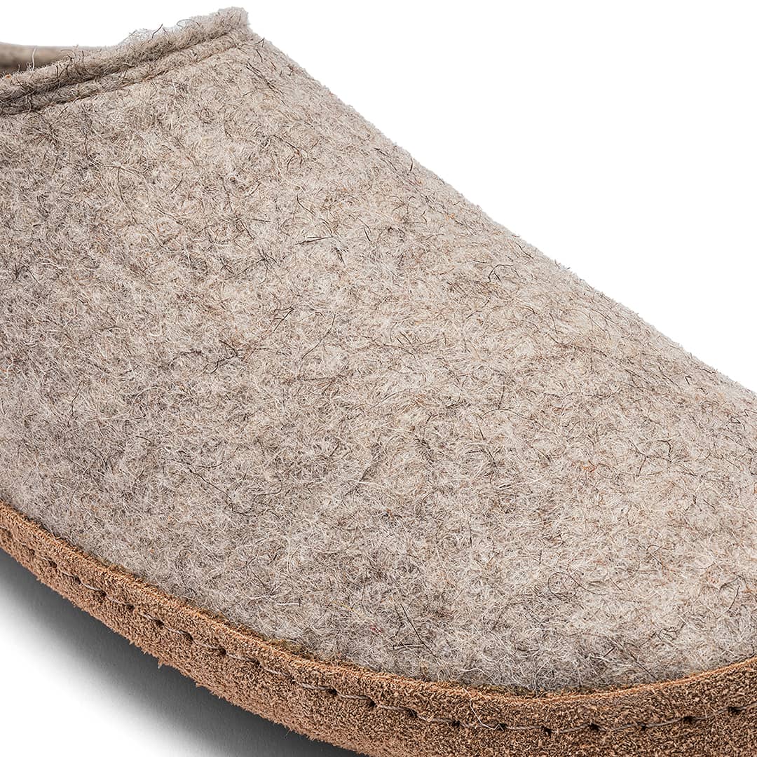 Kyrgies Pantuflas Cómodas de Lana para Interiores