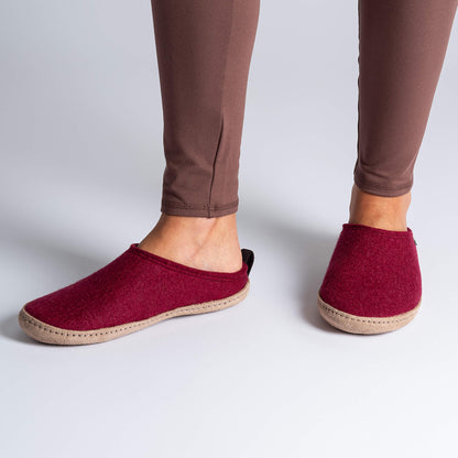 Kyrgies Pantuflas Cómodas de Lana para Interiores
