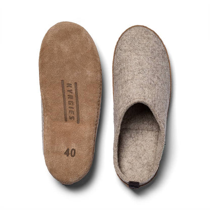 Kyrgies Pantuflas Cómodas de Lana para Interiores