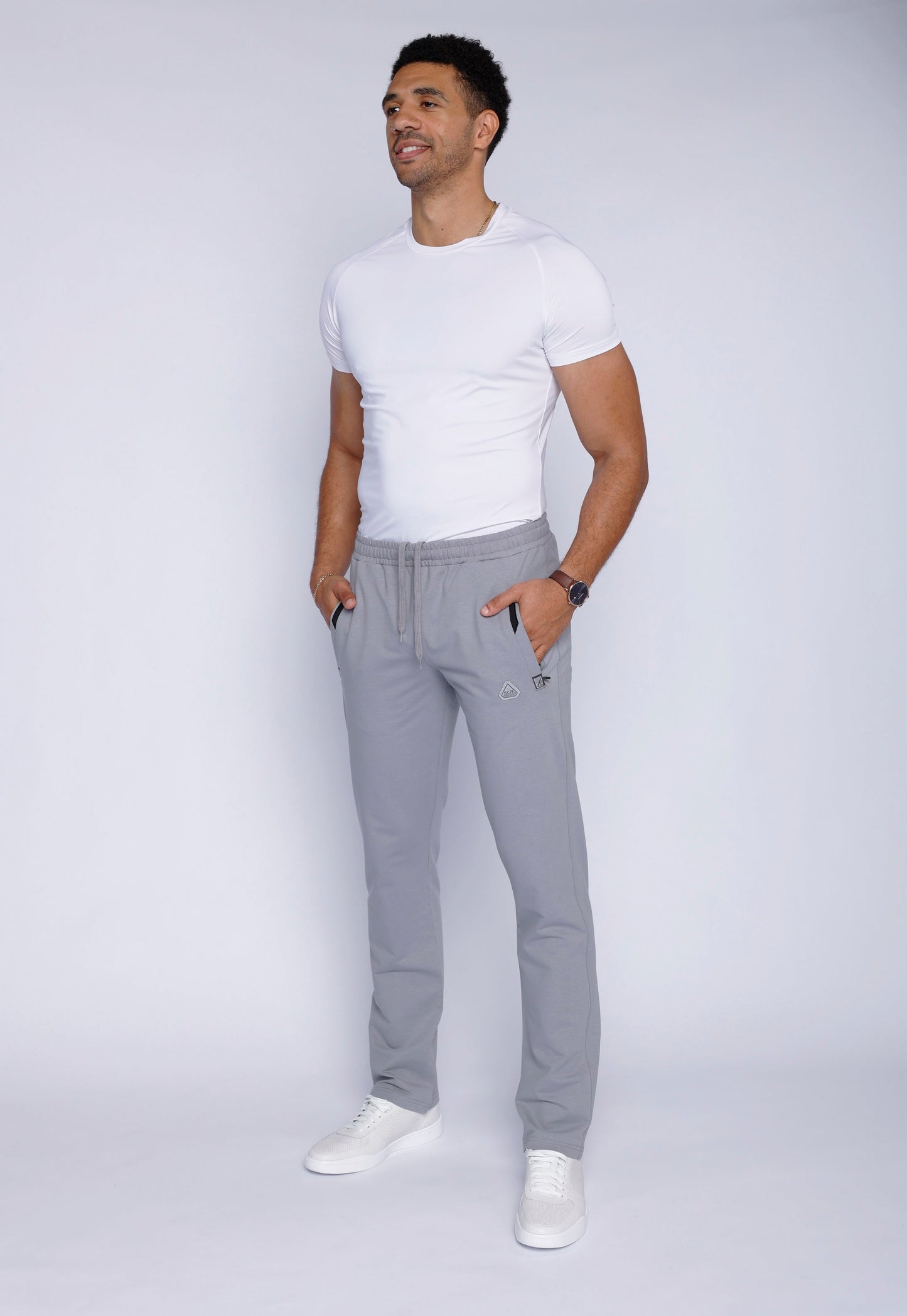 Pantalón de chándal deportivo de gran comodidad para todo el día - Recto (Talla alta)