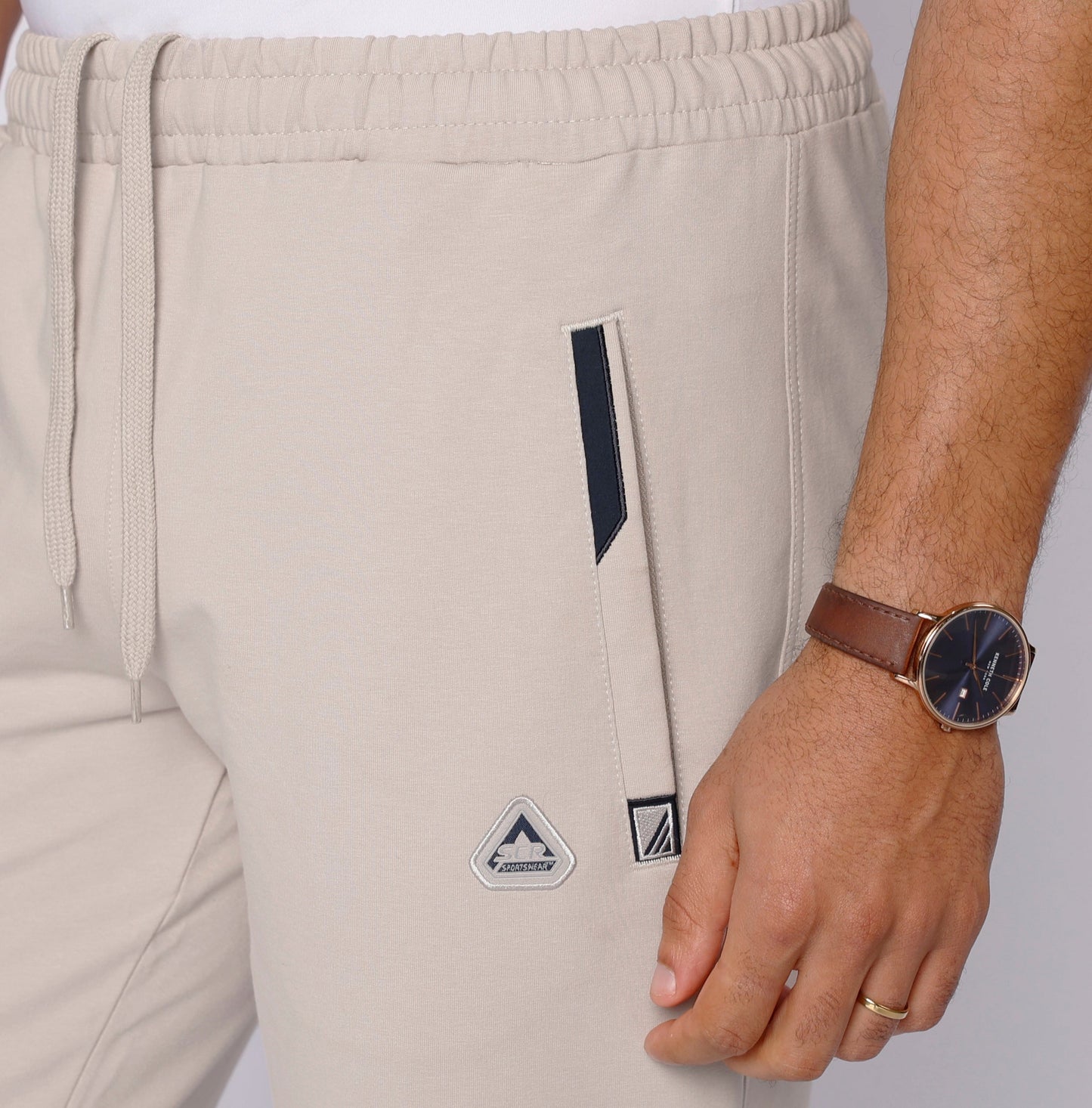 Pantalón de chándal deportivo de gran comodidad para todo el día - Recto (Talla alta)