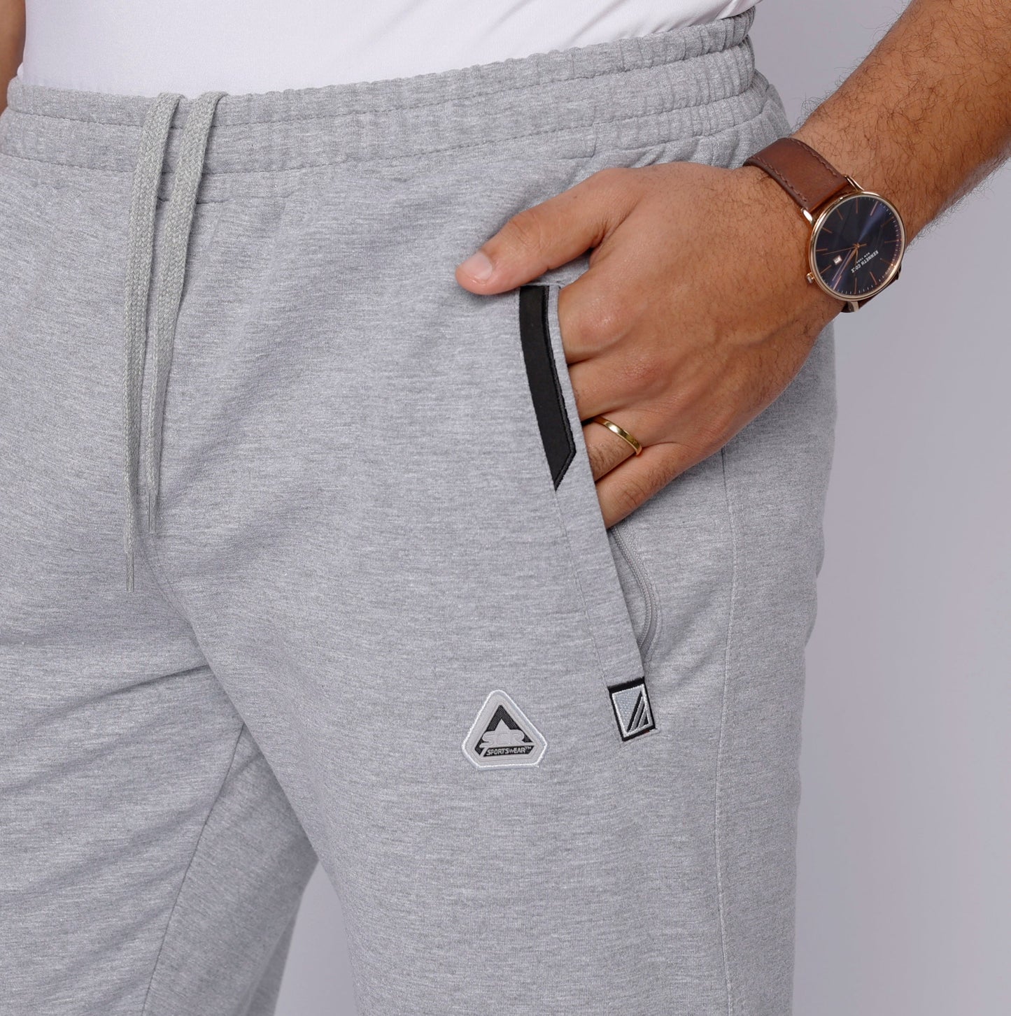 Pantalón de chándal deportivo de gran comodidad para todo el día - Recto (Talla alta)