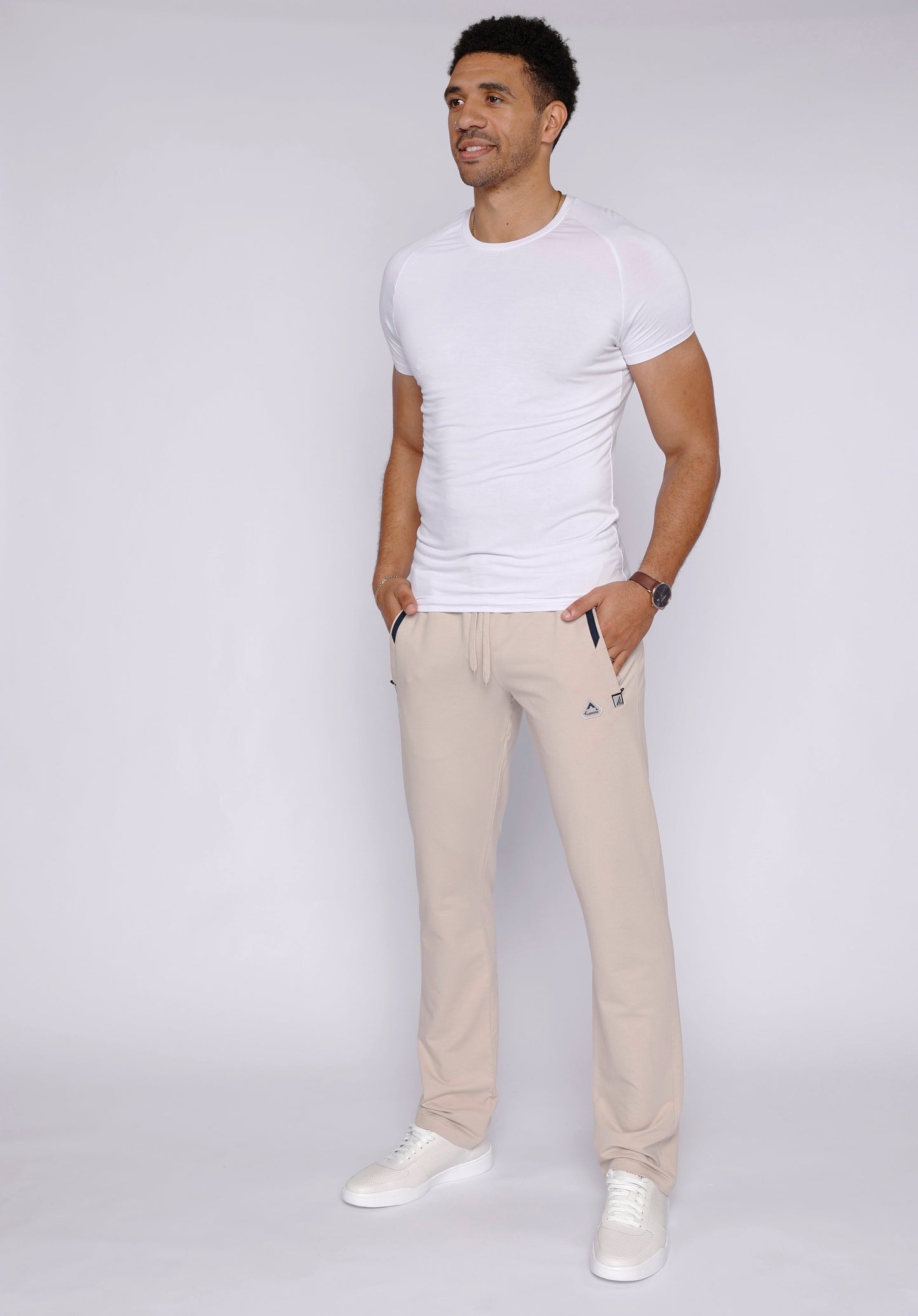 Pantalón de chándal deportivo de gran comodidad para todo el día - Recto (Talla alta)