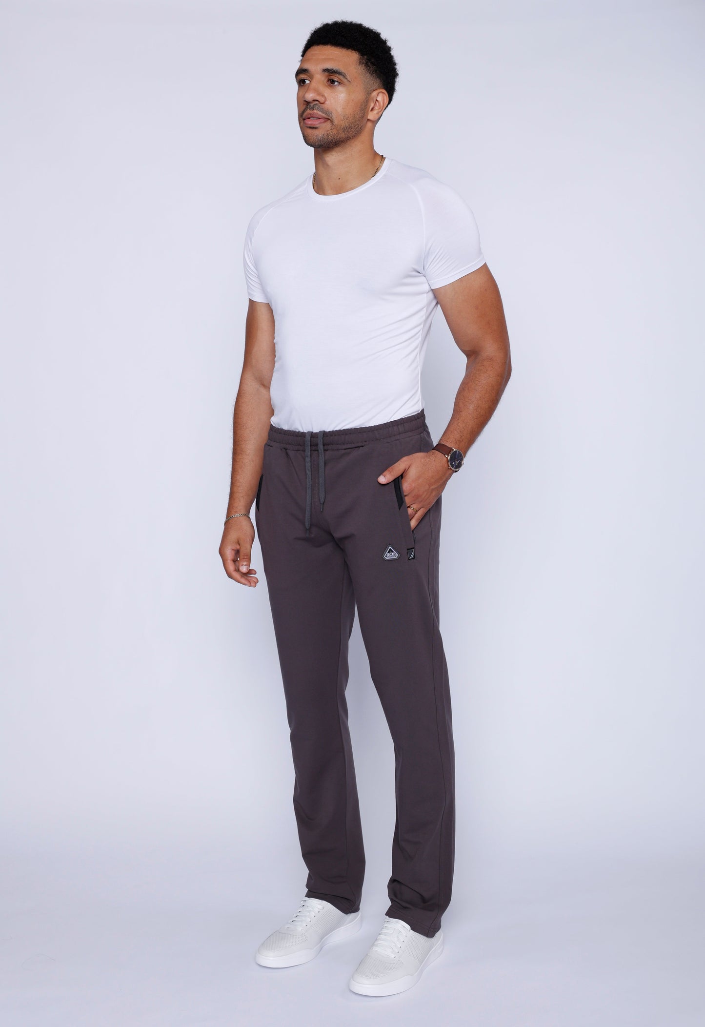 Pantalón de chándal deportivo de gran comodidad para todo el día - Recto (Talla alta)