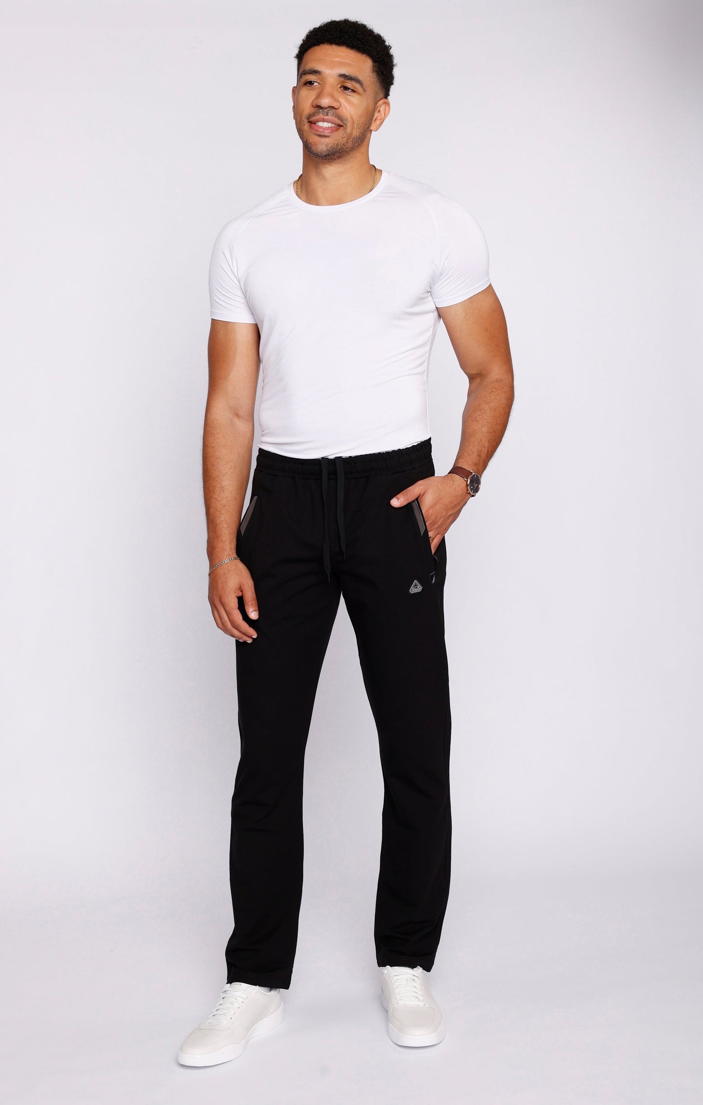 Pantalón de chándal deportivo de gran comodidad para todo el día - Recto (Talla alta)