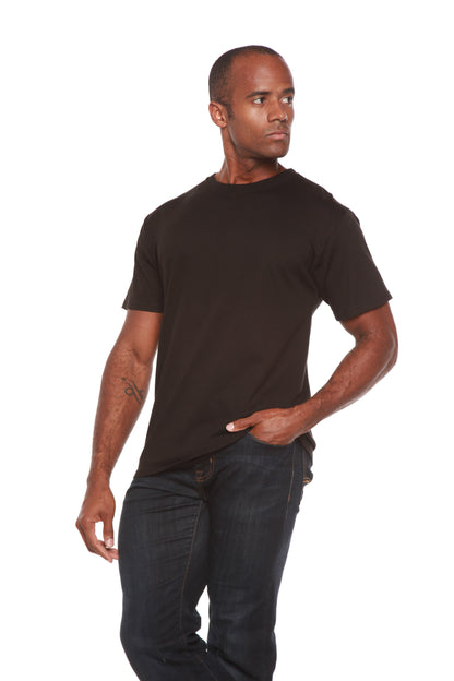 La camiseta de manga corta original para hombre de bambú de viscosa/algodón orgánico - Corte clásico