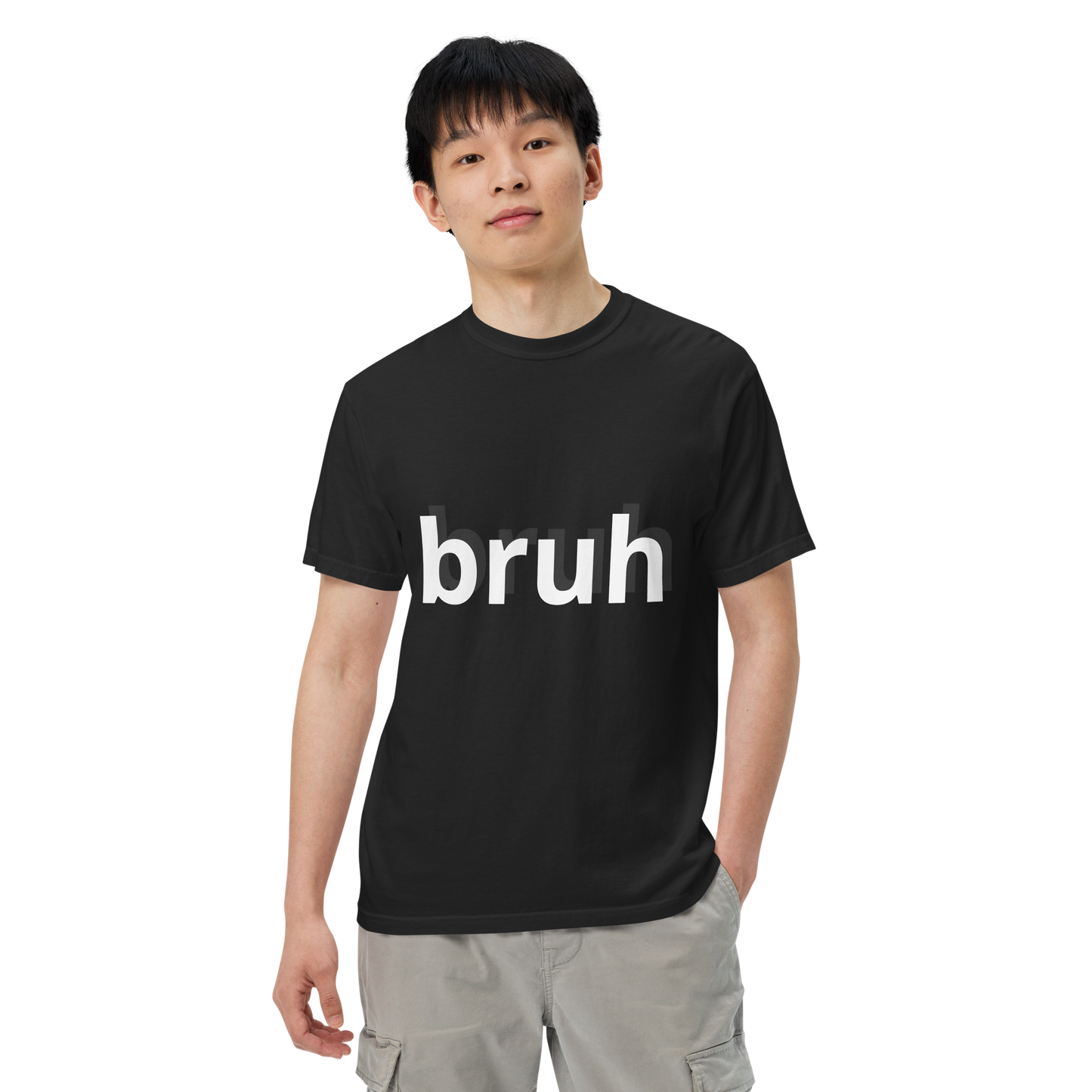 "Bruh" - Unisex Cotton garment-dyed t-shirt