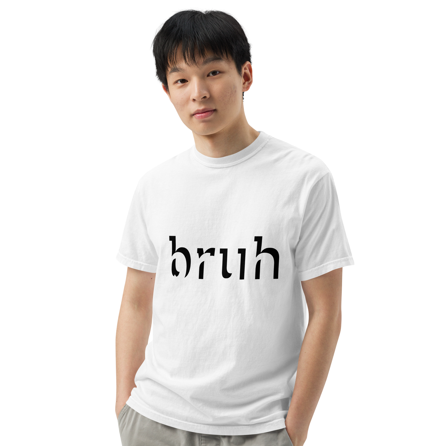 "Bruh" - Unisex Cotton garment-dyed t-shirt